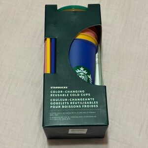 Starbucks color changing cups